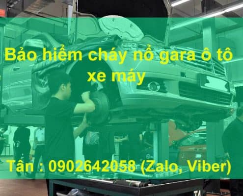 Bảo hiểm cháy nổ gara ô tô xe máy